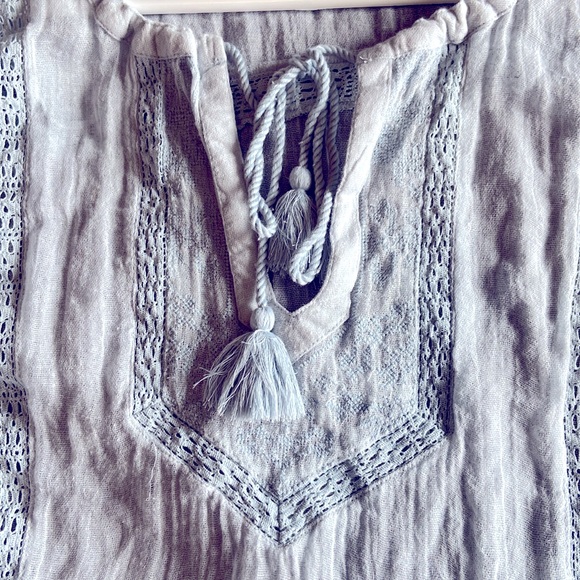 Soft blue colour blouse from Lucky Brand - Picture 3 of 3